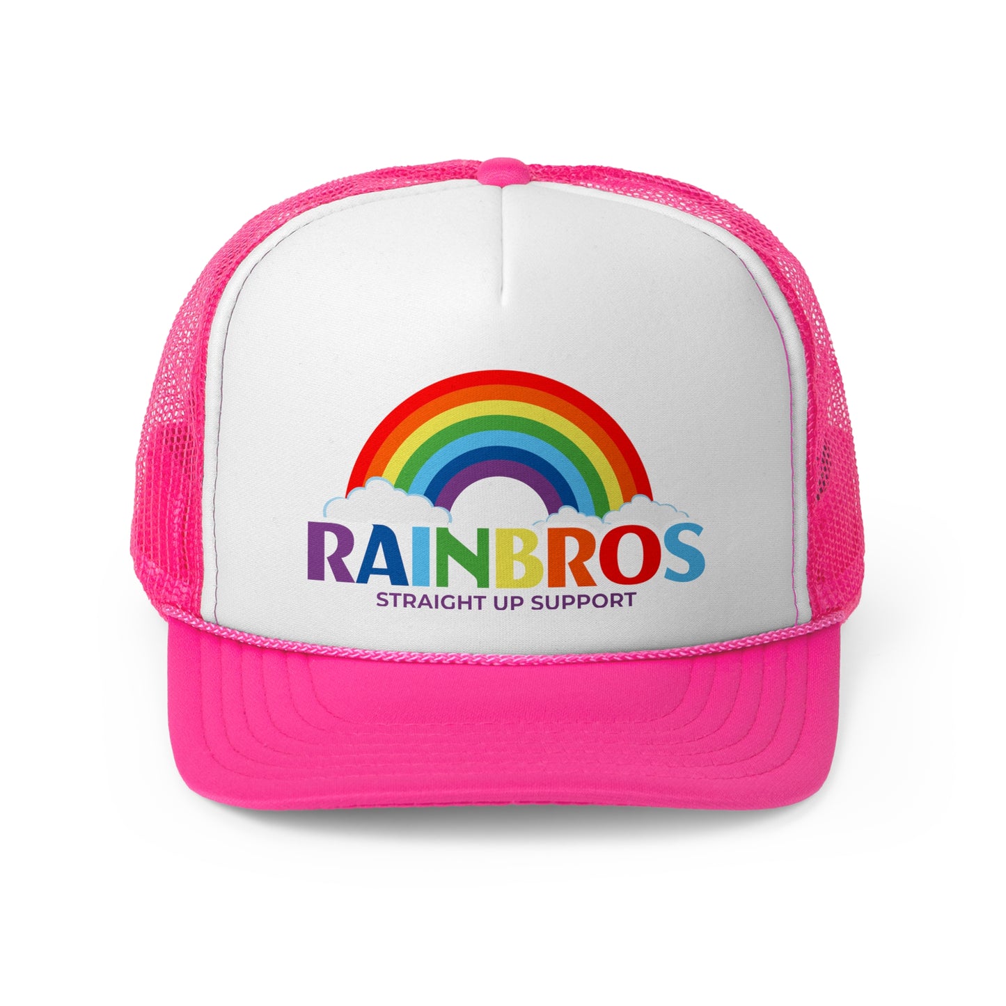 Rainbow Trucker Cap - Straight Up Support