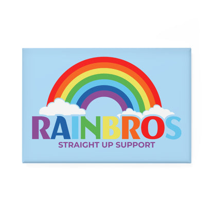 Rainbow Support Button Magnet - Set of 1 & 10 pcs | Perfect for Pride & 2SLGBTQ+ Celebrations