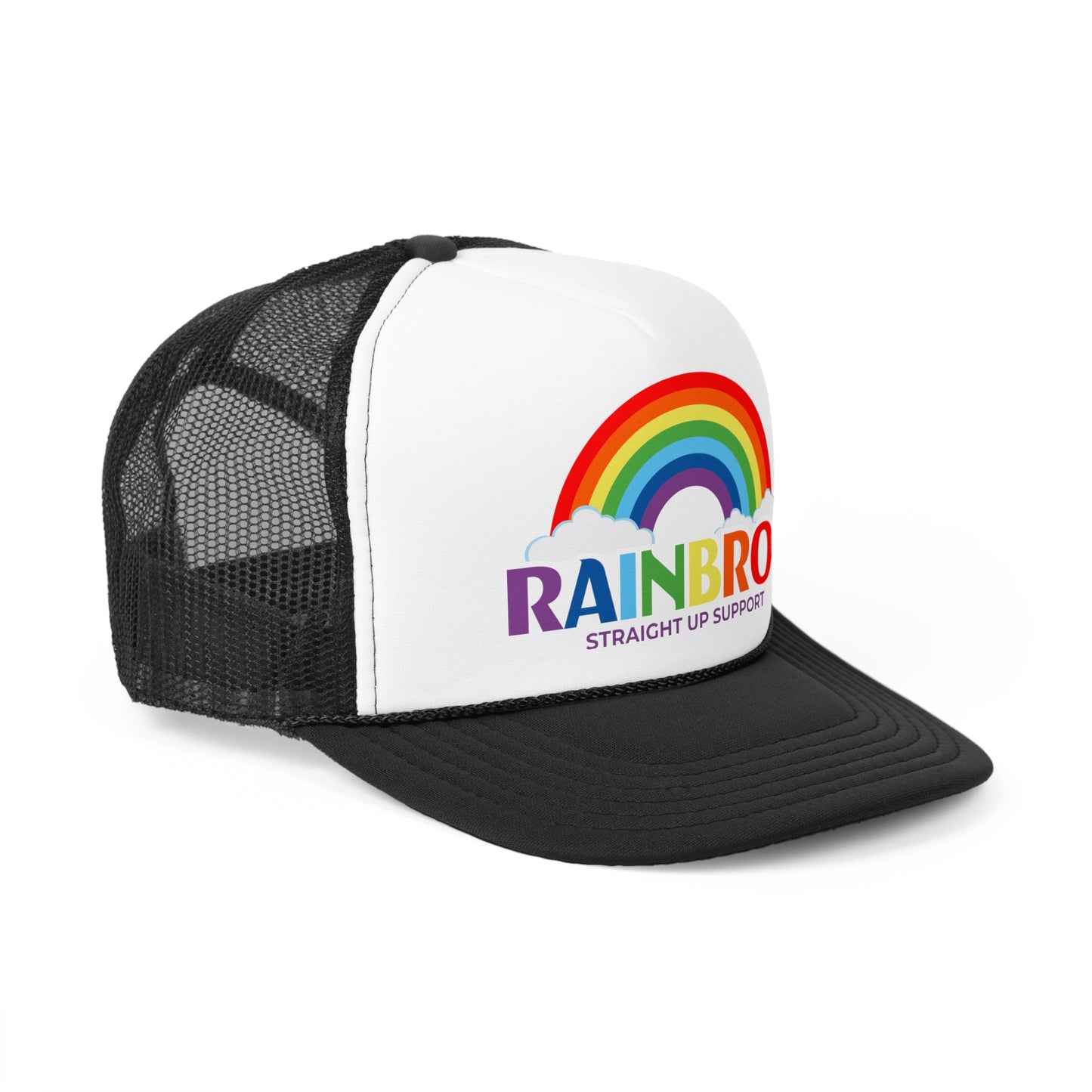 Rainbow Trucker Cap - Straight Up Support