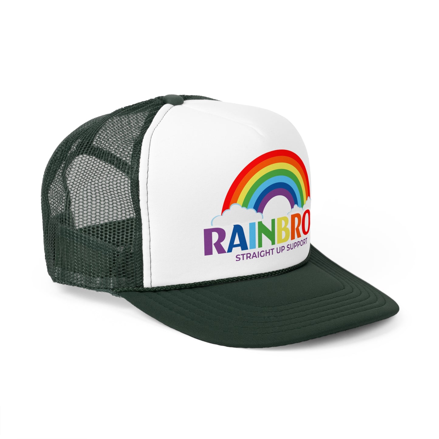 Rainbow Trucker Cap - Straight Up Support