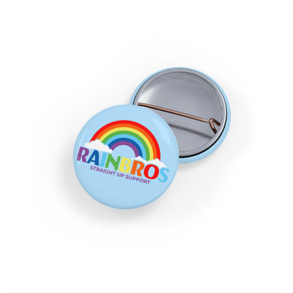 Rainbow Pride Support Round Pins - Stylish Enamel Badge for Allies and 2SLGBTQ+ Events