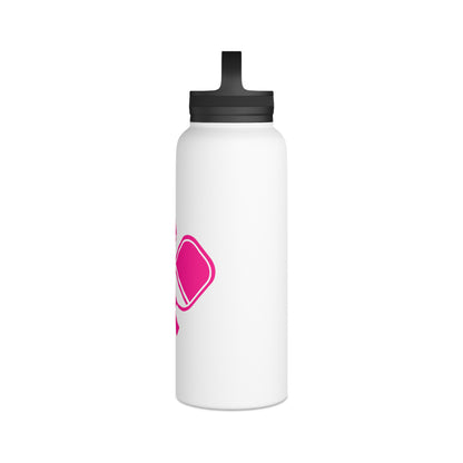 Hydro-Dink Stainless Steel Water Bottle, Handle Lid