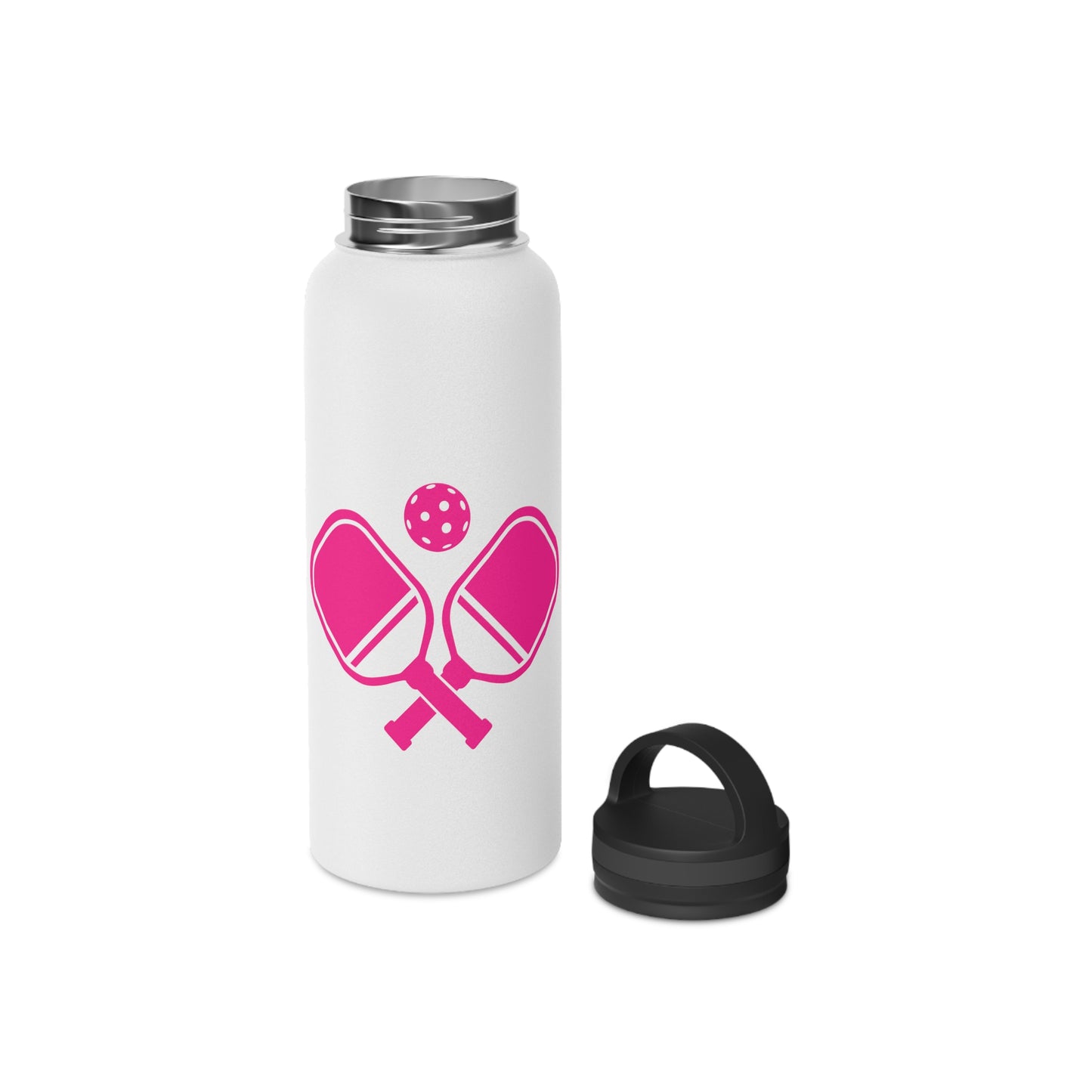 Hydro-Dink Stainless Steel Water Bottle, Handle Lid