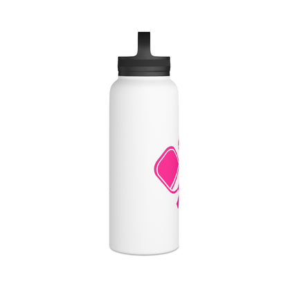 Hydro-Dink Stainless Steel Water Bottle, Handle Lid