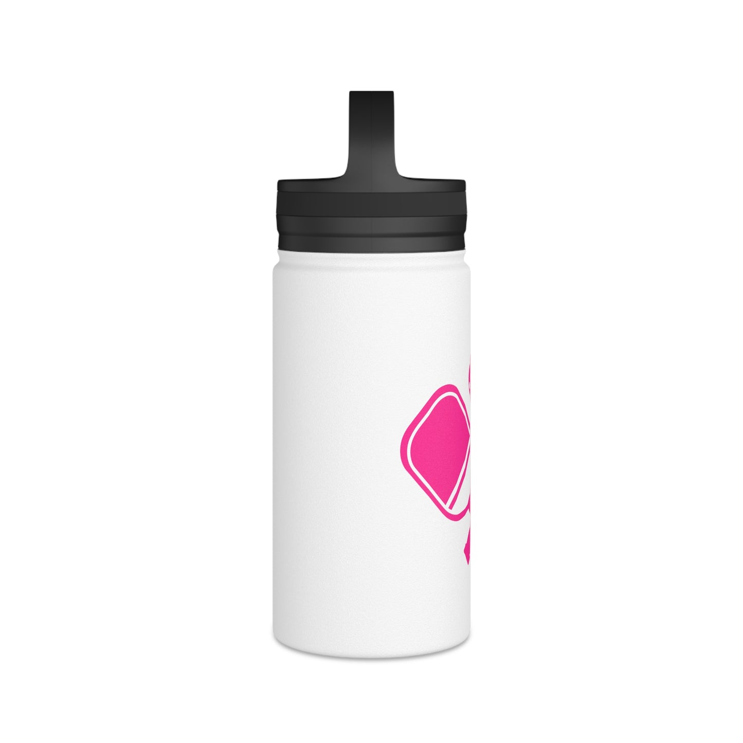 Hydro-Dink Stainless Steel Water Bottle, Handle Lid