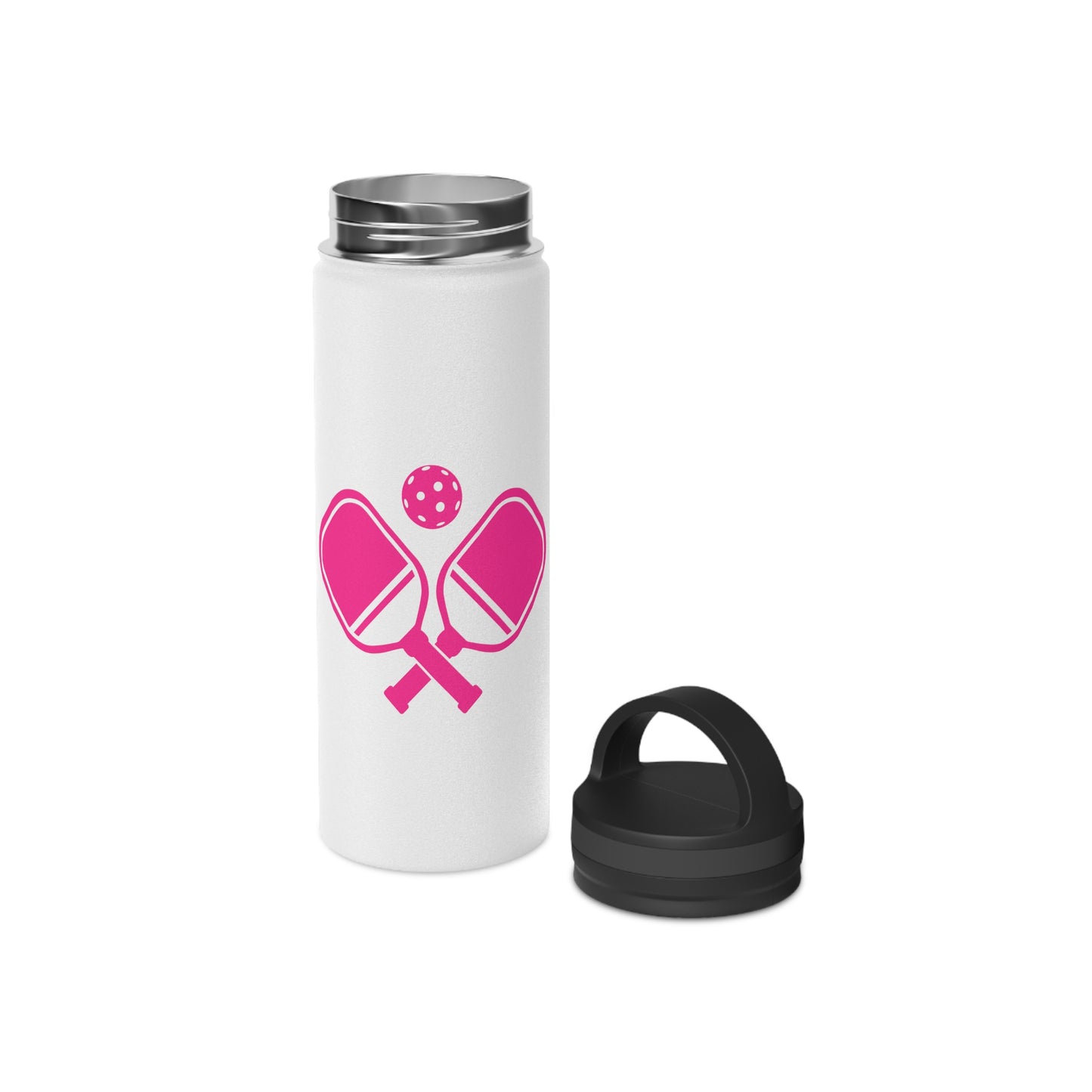 Hydro-Dink Stainless Steel Water Bottle, Handle Lid